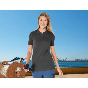 Dámské tričko Dámské Pracovní trička pracovní oděvy e.s. cotton stretch, long fit velikost XL antracit Strauss