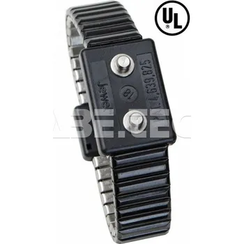 ESD ESD uzemňovací náramek Jewel®, dvouvodičový, kovový, 4mm, M, 607 - 101006246