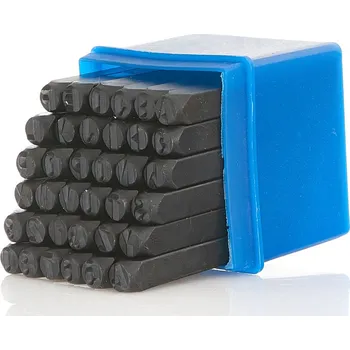 Sada nářadí Razící matrice písmen a čísel, sada 36 ks, 6 mm
