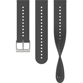Řemínek na hodinky Silikonový řemínek Suunto 22mm (pro Suunto 5 Peak, 9 Peak, 9 Peak Pro), šedý, Quick Release, velikost S+M
