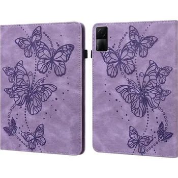 Pouzdro na tablet Butterfly zavírací pouzdro na tablet Xiaomi Redmi Pad 10.6 - fialové