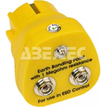 ESD Zemnicí box do zásuvky, evropský plug, 2 x 10mm, 1 x 4mm patent, - 101005785