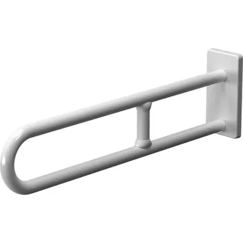 Antimikrobiální vinylové madlo pevné, délka 800 mm Sanela SLZM 14VIN, barva bílá