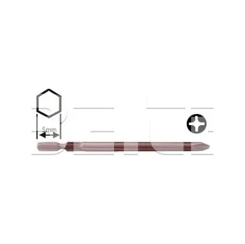 Bit Křížový bit V-14, dia 6mm,délka 100 mm - 103000070