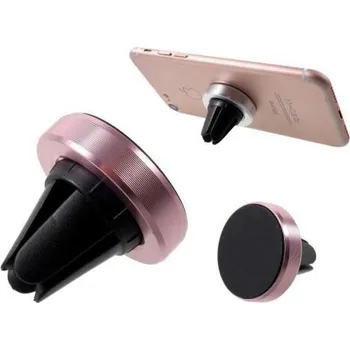 Air univerzální magnetický držák na mobil do větráku - růžovozlatý