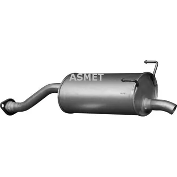 Výfukový systém Zadní tlumič výfuku ASMET 13.018