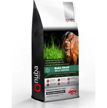 Krmivo pro koně NUBA EQUI Plevy pro koně podporující trávicí procesy Nuba Belly Favorite Chaff. Pytel 15kg