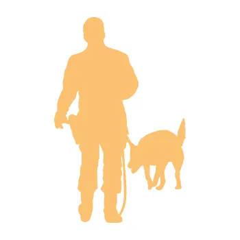 Samolepící dekorace SAMOLEPKA Psovod 005 levá pes na vodítku (08 - béžová) NA AUTO, NÁLEPKA, FÓLIE, POLEP, TUNING, VLASTNÍ TEXT, TISK, AUTOSAMOLEPKY.cz, POLEPY, OBRÁZEK, LOGO, SAMOLEPKY