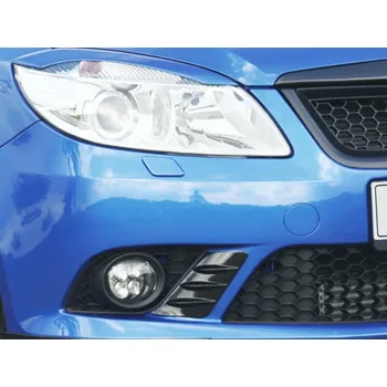 Tuning Překryty předního nárazníku, černý lesklý "klavírlak" - Škoda Fabia II. RS Facelift (Exteriér - Škoda Fabia II.)