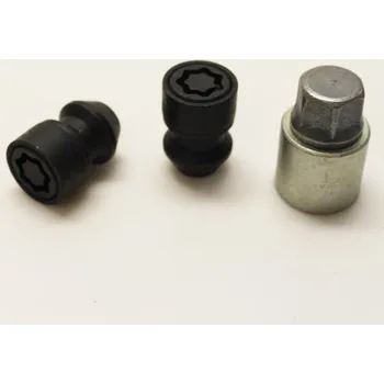 Matice na kolo Zajišťovací matice SICUSTAR M12x1,25mm, kužel, zavřená, klíč 19, černé (Pojistné matice SICUSTAR)