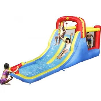 Skákací hrad Happy Hop Dvojitá vodní skluzavka s Jump zónou