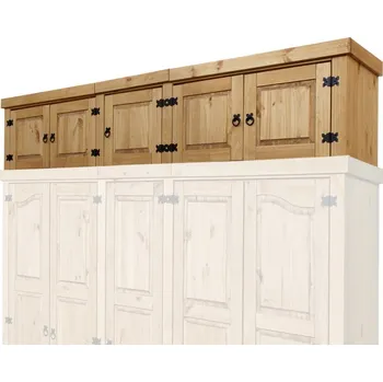 Komoda Nástavec 5dveřový CORONA med