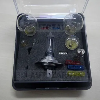 Autožárovka Servisní krabička uni H7 + pojistky (Servisní krabička uni H7 + pojistky)