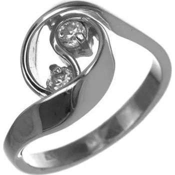 Prsten Argento 71063 Stříbrný prsten - čiré kulaté zirkony | Velikost prstenu: 55mm