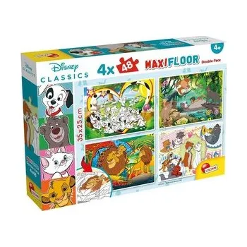 Puzzle Disney. Puzzle dwustronne Maxi 4x48 el.