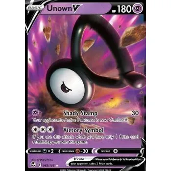 Karetní hra Pokémon SIT 065/195 Unown V - Silver Tempest