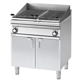 Vodní gril el. ohřev nepřímý dvojitý 2x 38x52 s podestavbou 400 V | RM - CW-78ET