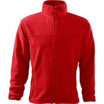 Pánská mikina Mikina 501 JACKET pánská fleece 280g - červená - S