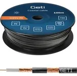 Vodič koax Geti 121CU PE - venkovní (100m cívka)