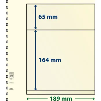 Obal pro sběratelský předmět Lindner 802203 - 2 kapsy (164 mm) Velikost balení: 1 ks