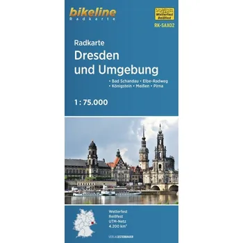 Radkarte Dresden und Umgebung 1 : 75.000 (RK-SAX02) - Esterbauer Verlag