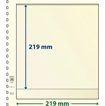 Obal pro sběratelský předmět Lindner 802110 - 1 kapsa (219 mm) Velikost balení: 10 ks