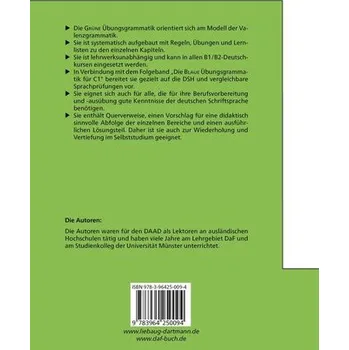 Německý jazyk Die Grüne. Übungsgrammatik für B1/B2 - Clamer, Friedrich