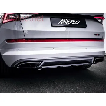 Tuning Difuzor zadního nárazníku, černý lesklý "klavírlak" - Škoda Kodiaq RS (Difuzor zadního nárazníku pro Škoda Kodiaq RS)