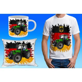 Pánské tričko Deutz Fahr dárkový set 122 (dárkový set s traktorem )