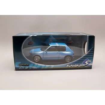 autíčko Peugeot 205 Gti 1990 Tuning modrá metalíza 1:18 Solido