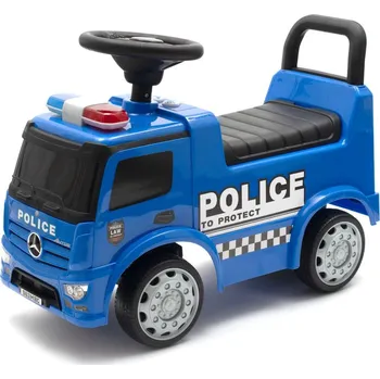 Odrážedlo Dětské odrážedlo se zvukem Mercedes Baby Mix POLICE modré