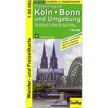 Köln, Bonn und Umgebung - Wander- und Freizeitkarte 1:50 000