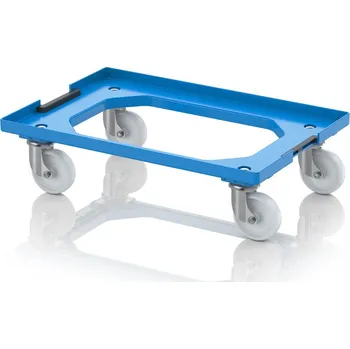 paleta Přepravní vozík Kompakt s propojovacím systémem a polyamidovými koly 61,6 x 41,6 x 17,2 cm - Nebeská modrá - Nebeská modrá - materiál: ABS - RO V 64 PA-5015
