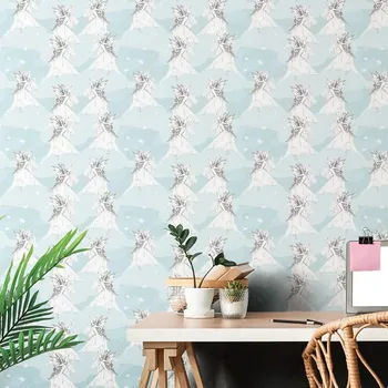 Tapeta Dovido Samolepící tapeta víla na modrém pozadí