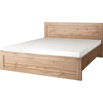 Postel Manželská postel LIBERATA 160x200 cm, dub wotan + vyzvednutí ZDARMA