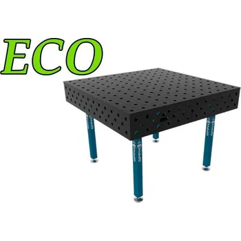 Dílenský stůl GPPH Svařovací stůl ECO (8mm) - 1500x1000mm - díry o průměru 28mm, mřížka 100x100mm, nohy