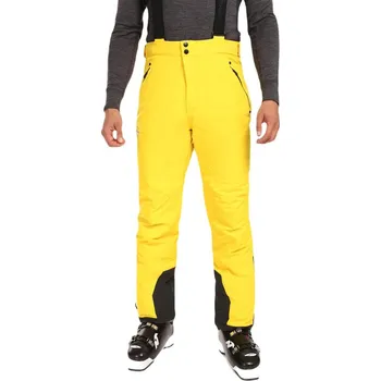 Pánské lyžařské kalhoty KILPI METHONE M, Žlutá - M Short