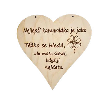 Domovní cedule DCH Cedulka - Nejlepší kamarádka