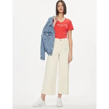 Pánské tričko Pepe Jeans T-Shirt Wendy PL505482 Červená Regular Fit L