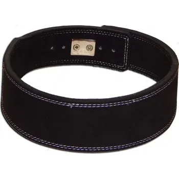 Opasek na cvičení TITANUS fitness Opasek s gravírovanou pákovou přezkou 10/8 (černá) M