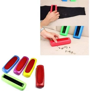 Váleček na chlupy Mechanický zametač | oboustranný kartáč na odstranění chlupů - náhodná barva