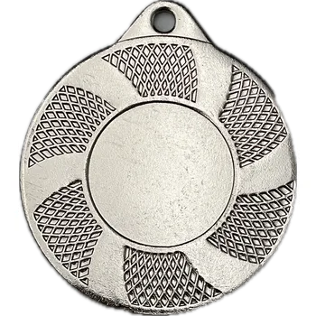 Medaile 50 mm TWIST Barva: stříbrná