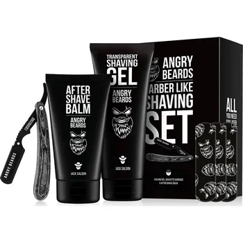 Péče o vousy Sada na holení ANGRY BEARDS Garrigue