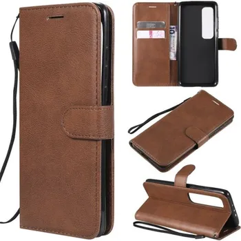 Pouzdro na mobilní telefon TT-TopTechnology Kožené pouzdro Xiaomi Poco X3 hnědé, brown materiál syntetická kůže, řada CLASSIC magnetic