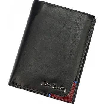 Peněženka Pánská kožená peněženka na výšku Pierre Cardin Franco, černá