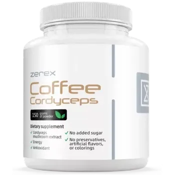 Zerex Cordyceps Káva - energie a vitalita