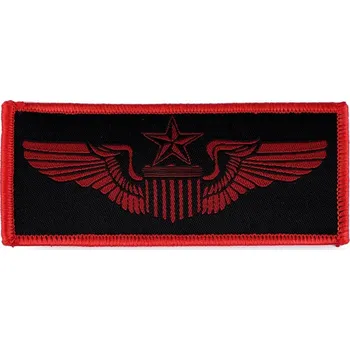 Nášivka Nažehlovačka army styl - 3 černá červená