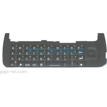 Náhradní klávesnice pro mobilní telefon Klávesnice (slovenská) Nokia C6-00 černá (Black), originální - 9791M30 a zpět 2 Kč s ATC Clubem