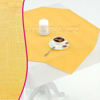 ubrus Ubrus Klasik tmavě žlutý - napron 75 x 75 cm