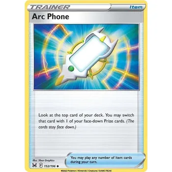 Karetní hra Arc Phone 152/196 - Lost Origin Typ karty: Reverse Holo